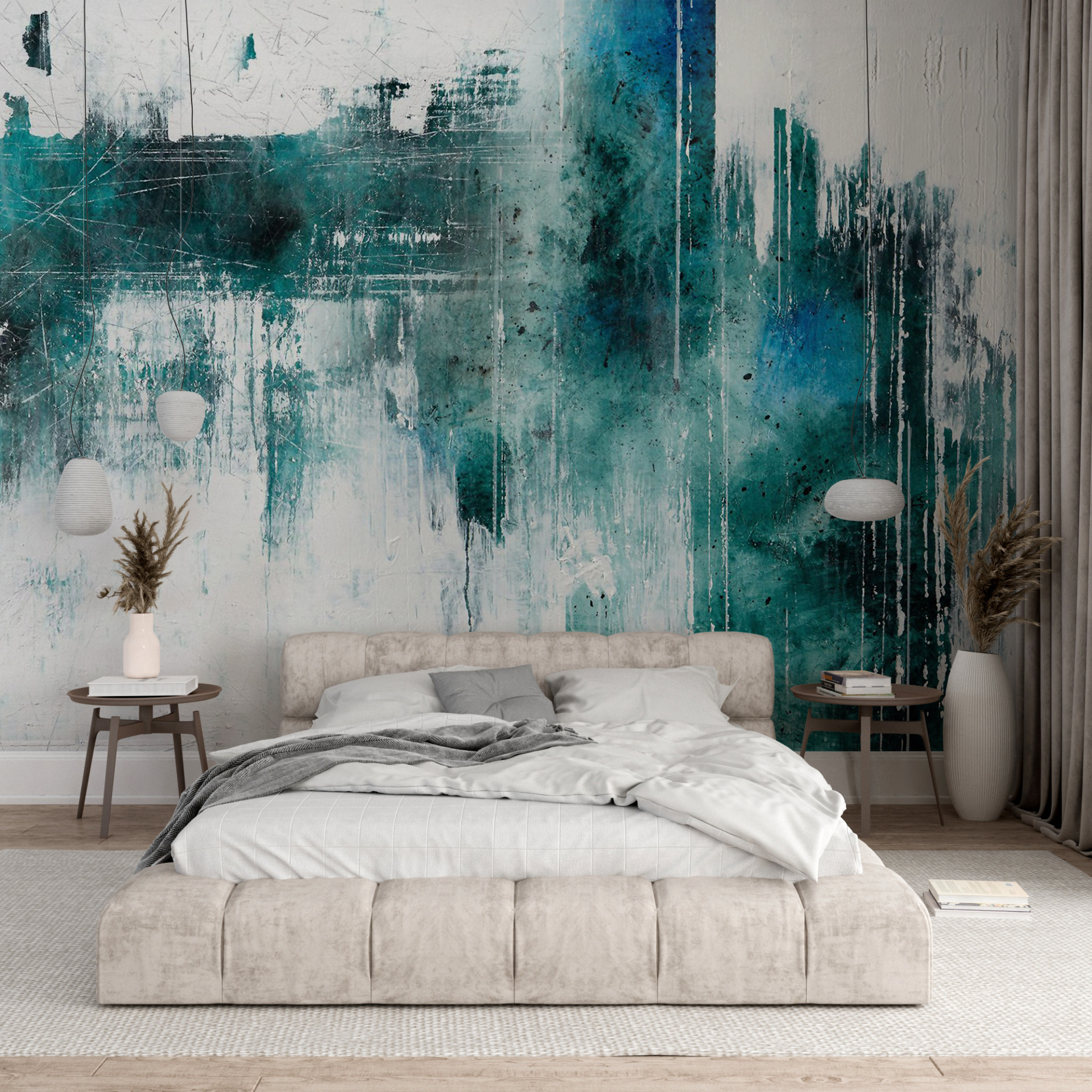 Pictura murală Blue Corner