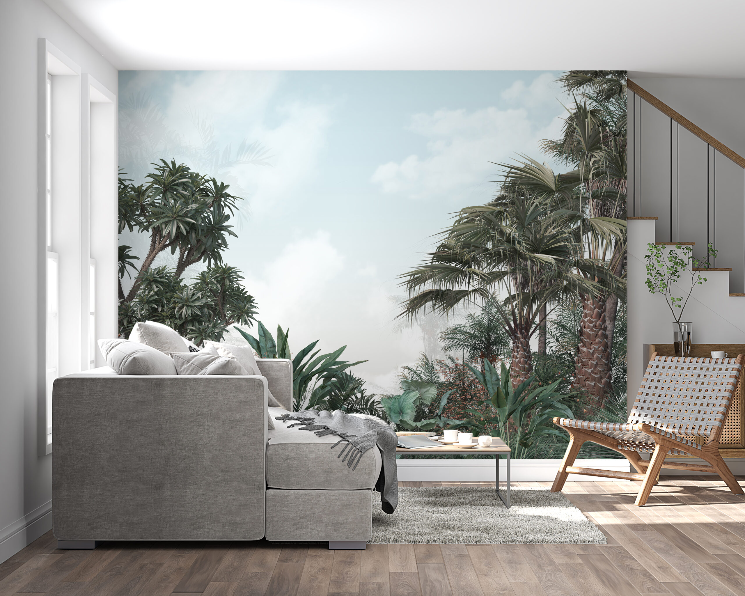 Mural Cer deasupra junglei