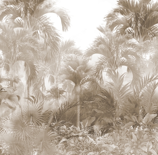 Mural Jungla nedescoperită în Sepia