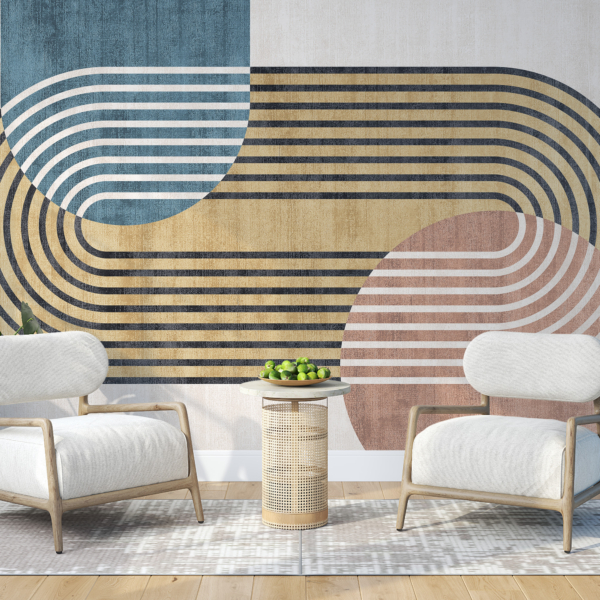 Mural oval și cerc