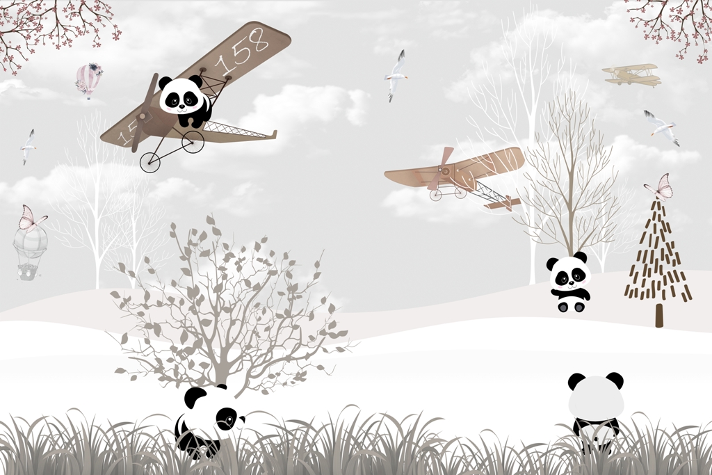 Fototapeta-Panda-w-Samolocie-Dla-Dzieci_1897928086