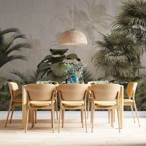 Mural Plante tropicale Plume
