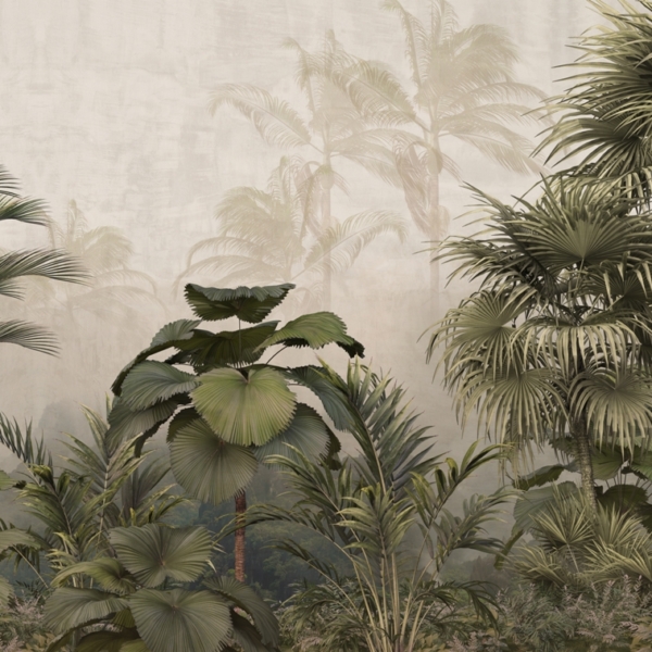 Mural Plante tropicale Plume