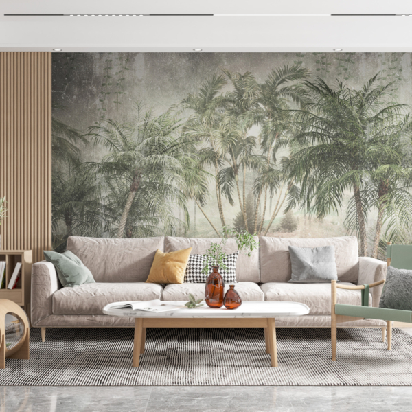 Murală Retro Carte poștală din Tropics