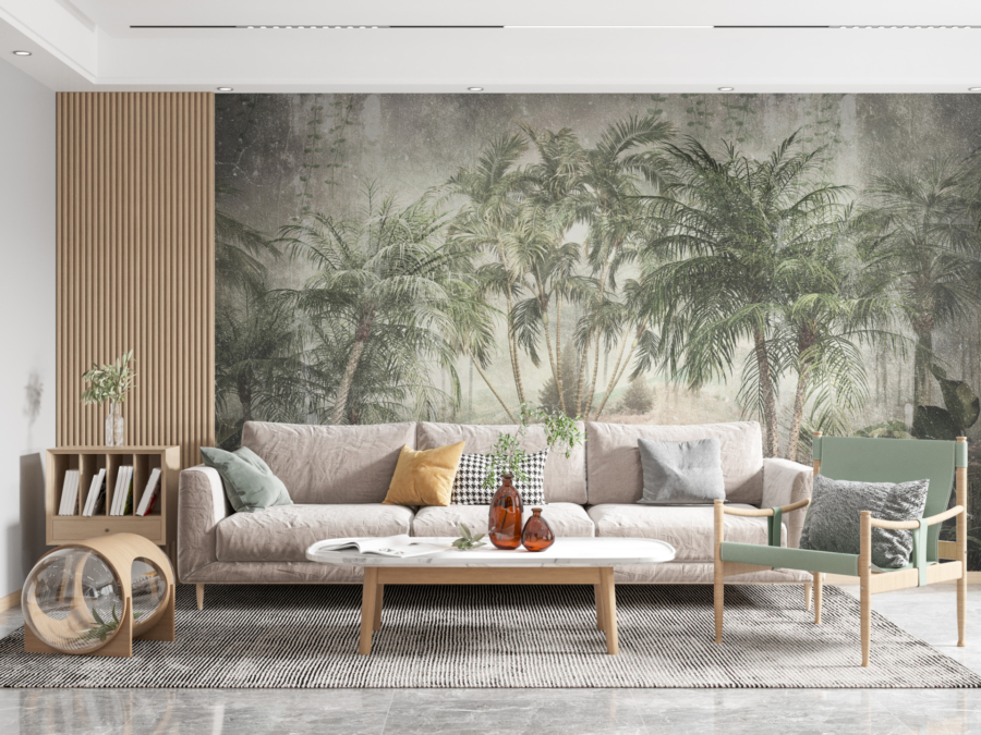 Murală Retro Carte poștală din Tropics