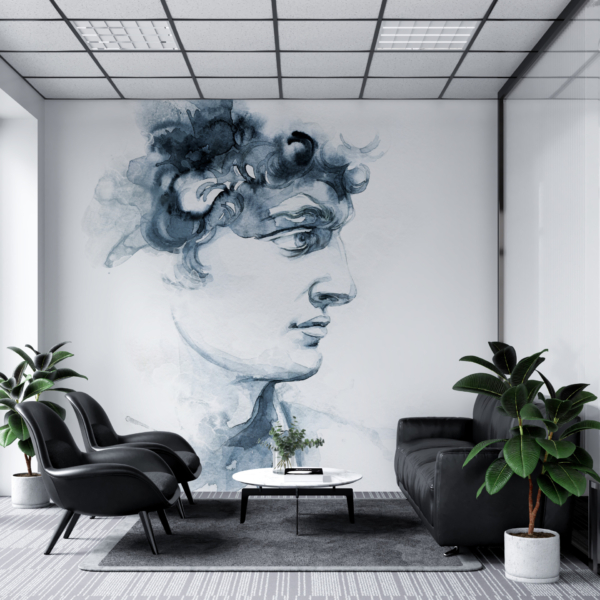 Fotografie murală Profilul lui David