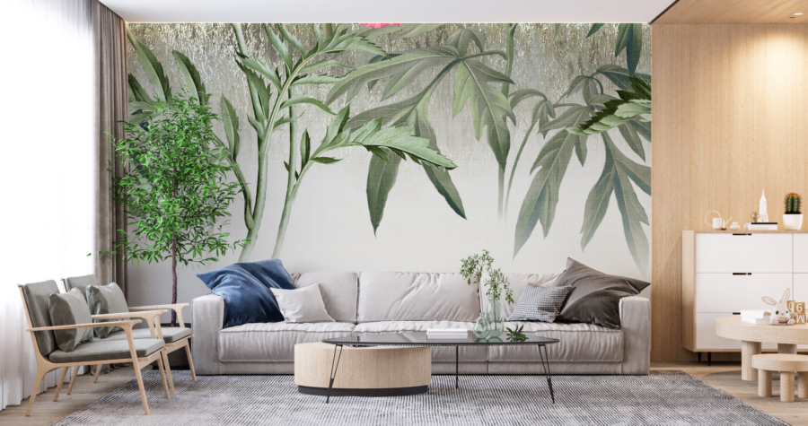 Mural Plant Graphic
