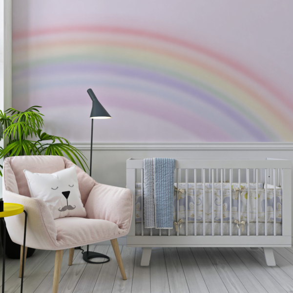 Perete mural Blurred Rainbow