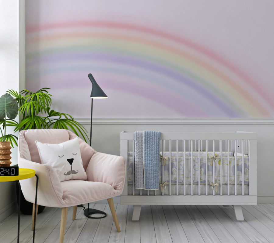 Perete mural Blurred Rainbow
