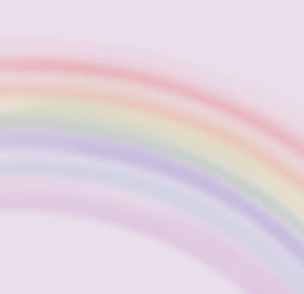 Perete mural Blurred Rainbow