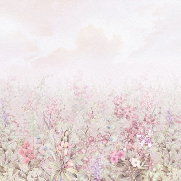 Foto tapet Pink Garden