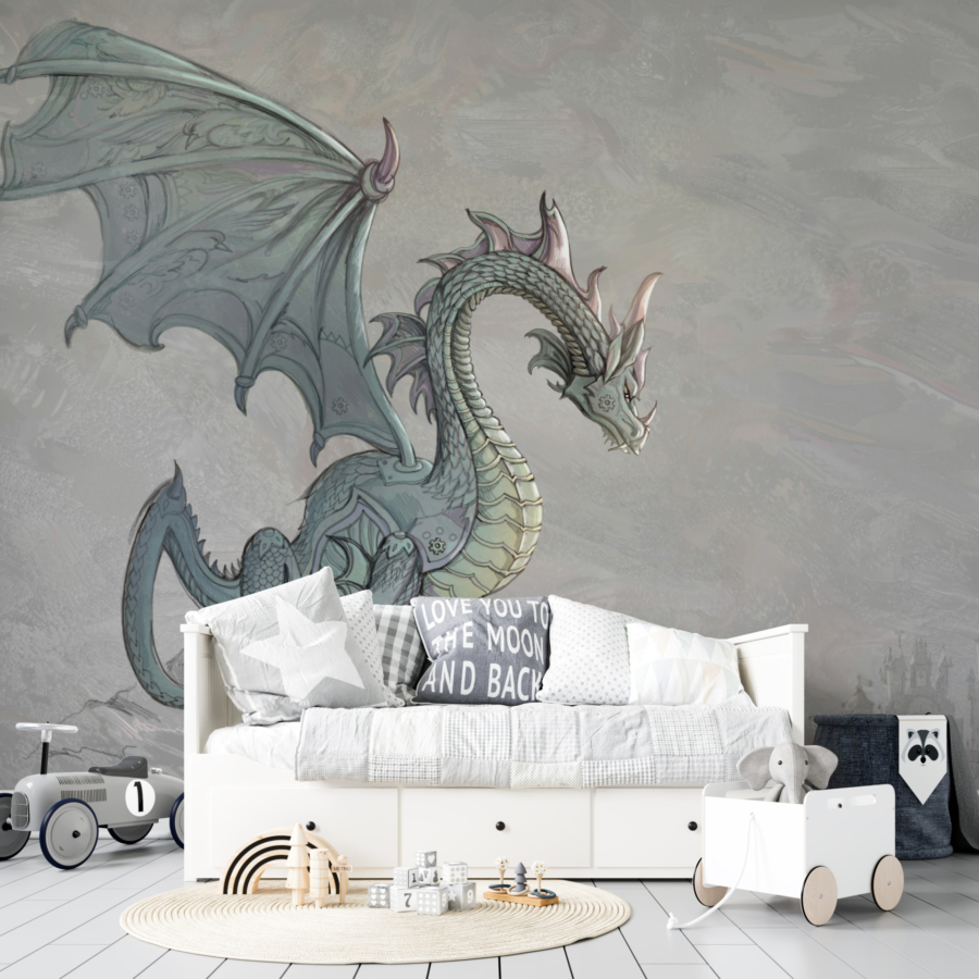 Mural Dragon singuratic