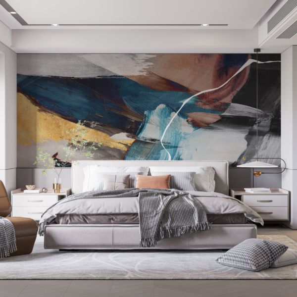 Perete mural de culori