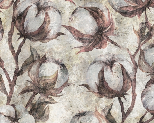 Mural de perete Cotton Blossom