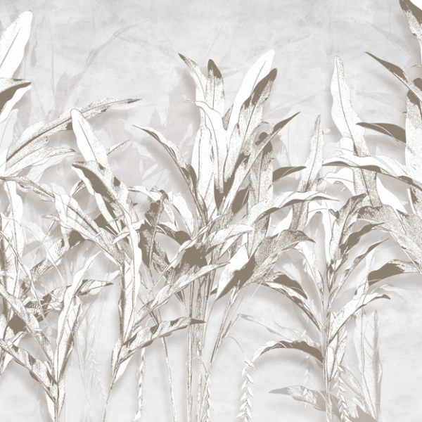 Perete mural de plante