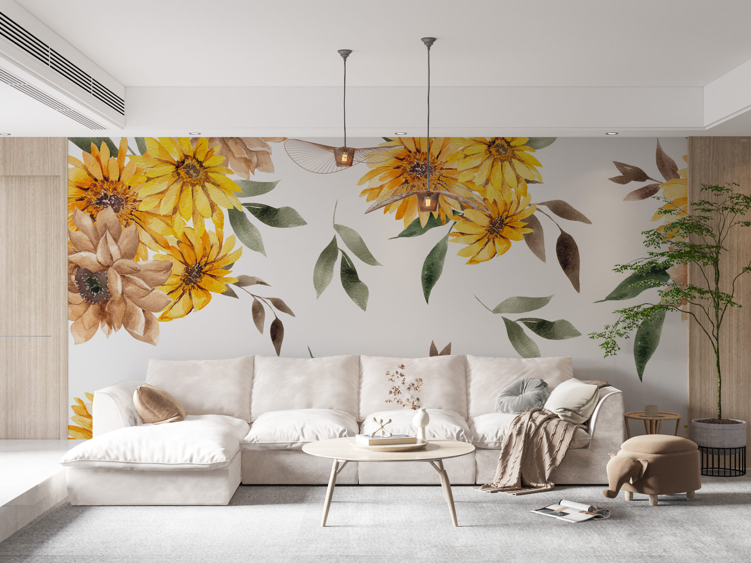 Wall mural Sunny Bouquet