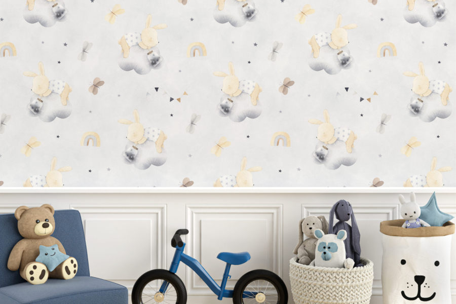 Foto tapet de fundal Sleeping Bunny