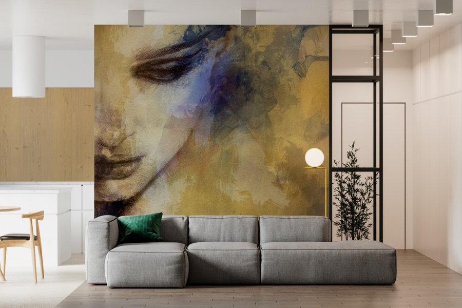 Pictură murală Lowered Gaze
