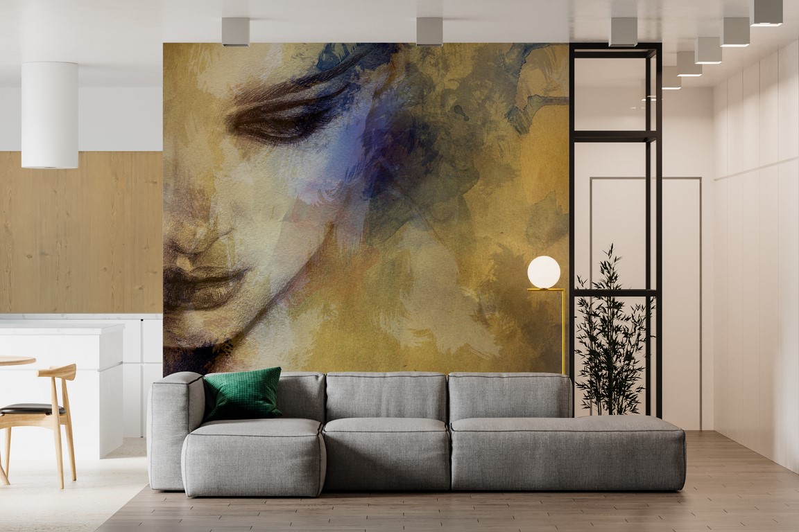 Pictură murală Lowered Gaze