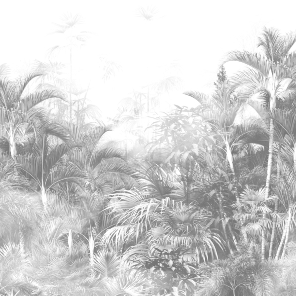 Tablou mural Grey Dense Jungle