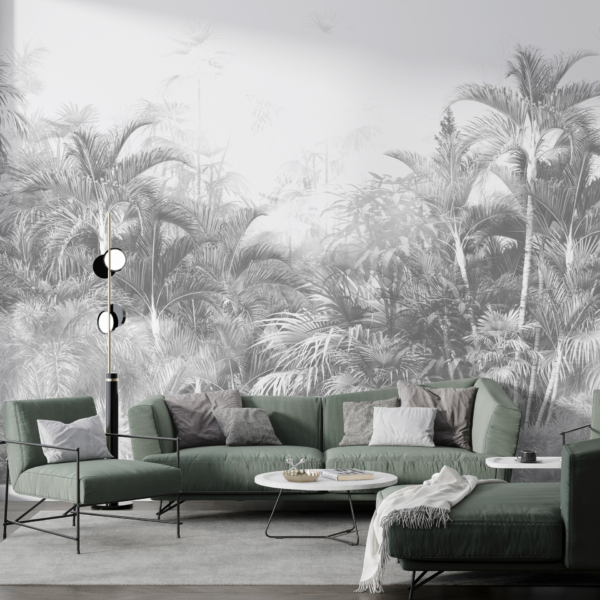 Tablou mural Grey Dense Jungle