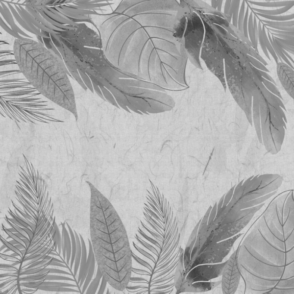 Tablou mural Grey Leaf Frame