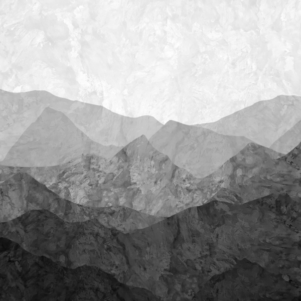 Tablou mural Grey Mountains
