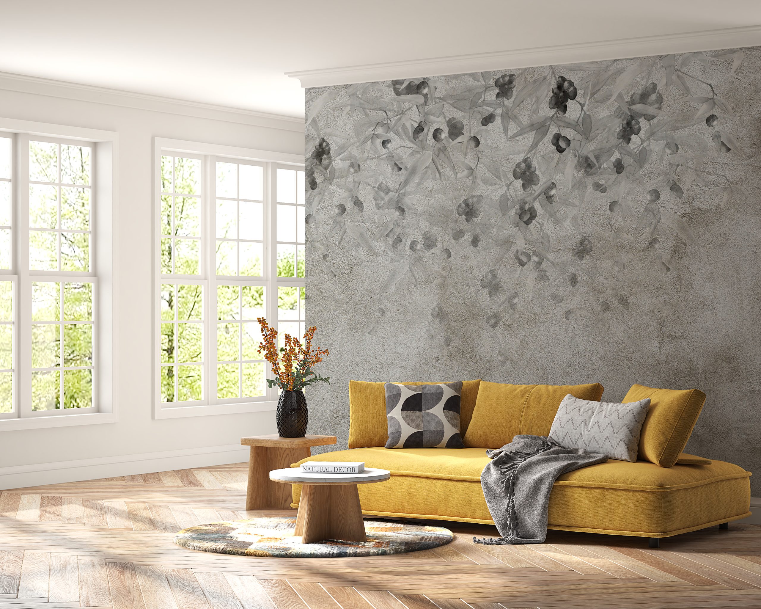 Tablou mural Măsline gri