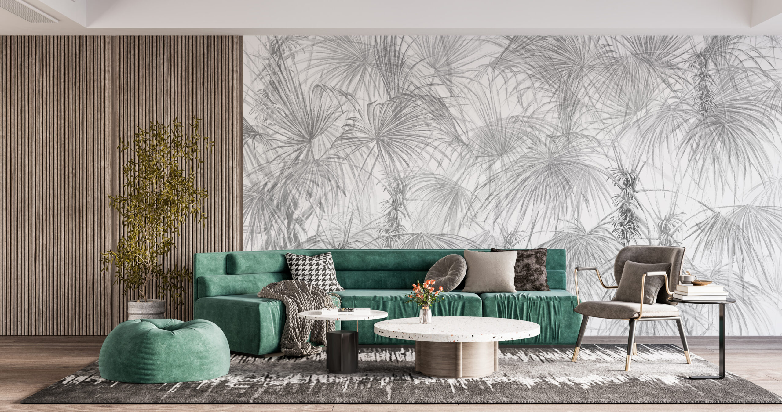 Tablou mural Grey Palmieri