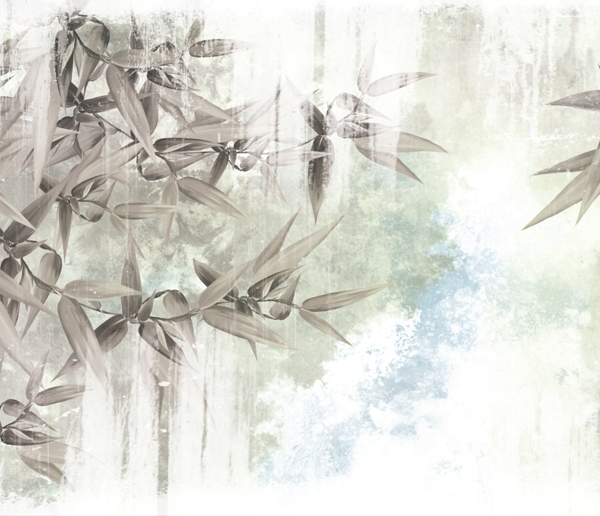 Tablou mural Gri Motivul plantelor