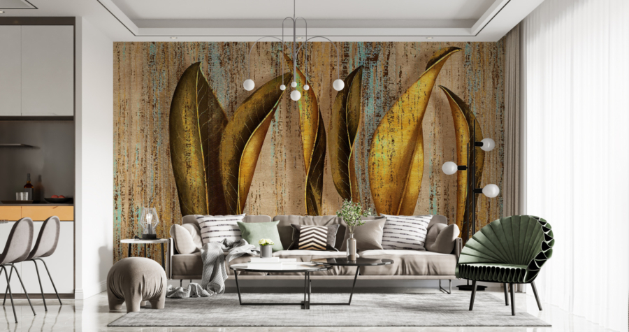 Mural Dansul frunzelor de aur