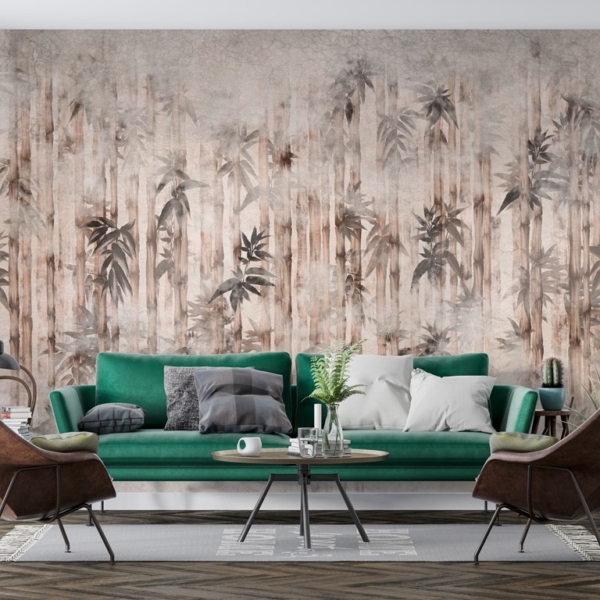 Bamboo iarbă murală
