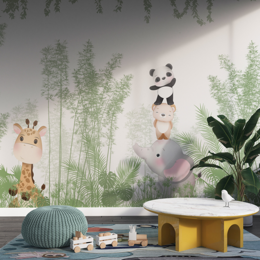 Mural Tropical Tower