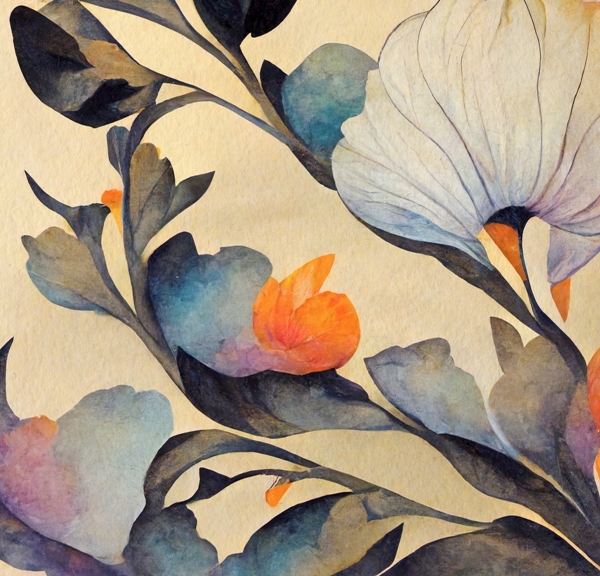 Mural floare tropicală
