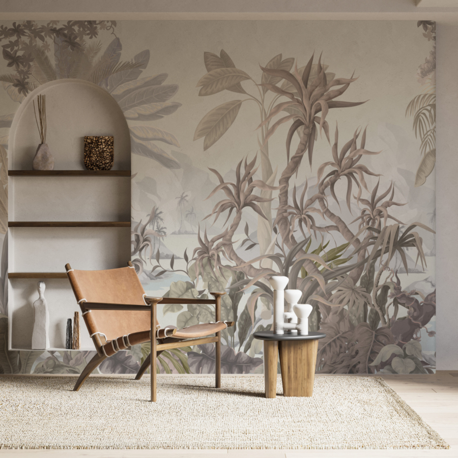 Mural Tropical Weave