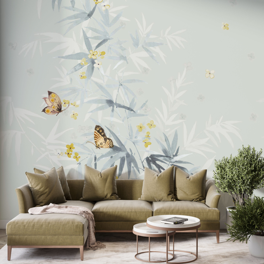 Tablou mural Trei fluturi
