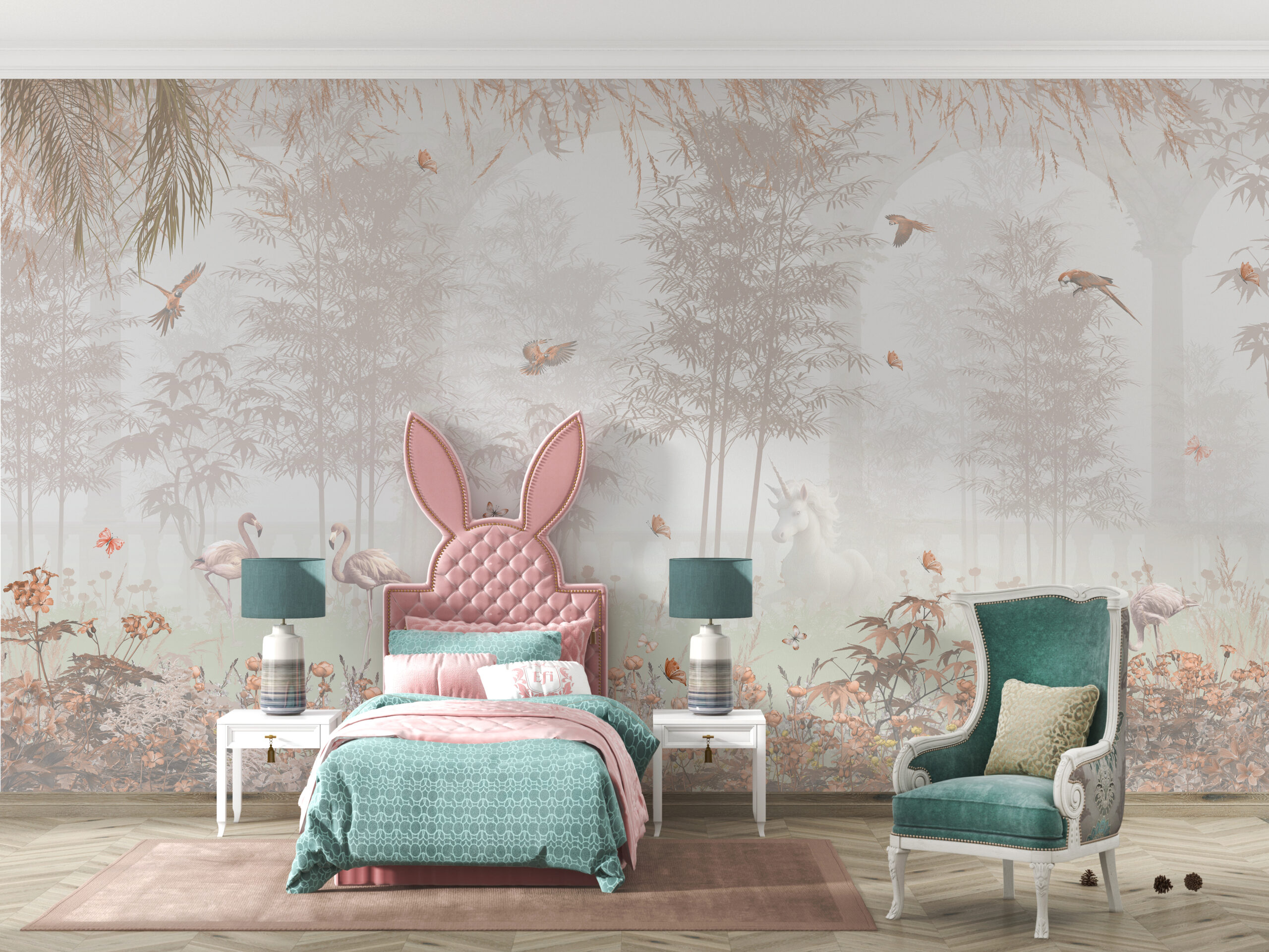 Pictura murală Hidden Unicorn