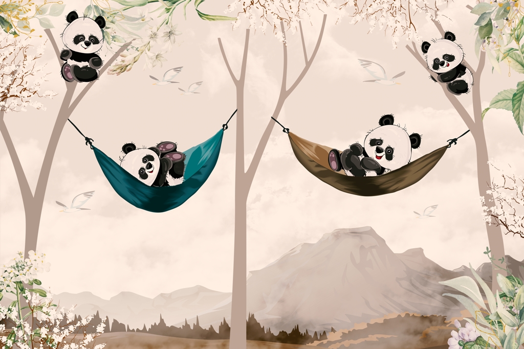 Fototapeta-Wesole-Misie-Panda_1901362912