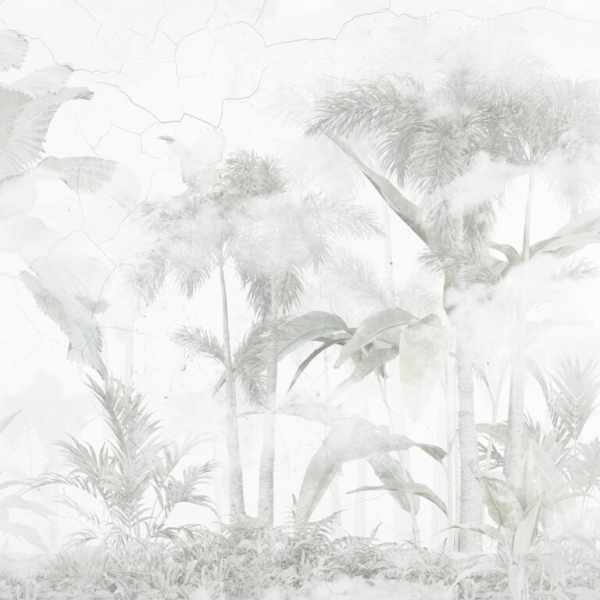 Muralul Junglei decolorat