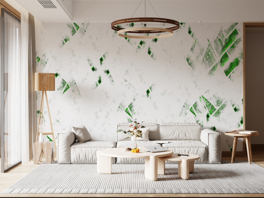 Albite tapet verde