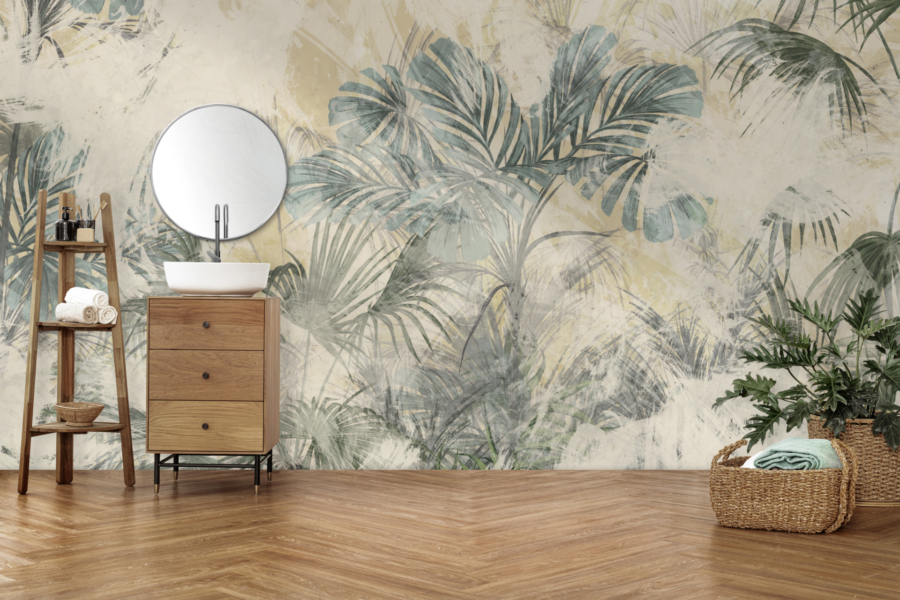 Tablou mural Frunze pictate