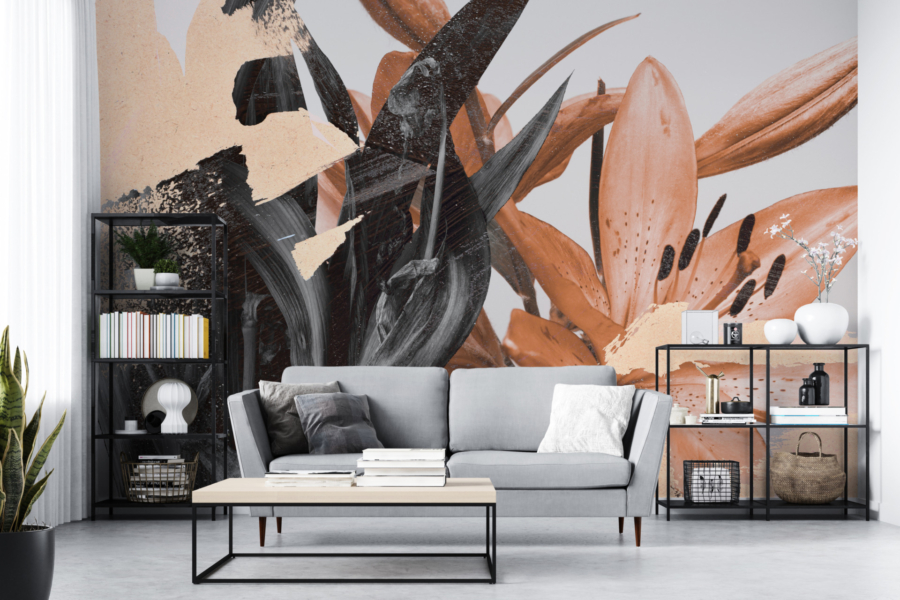 Tablou mural Blurred Lilies