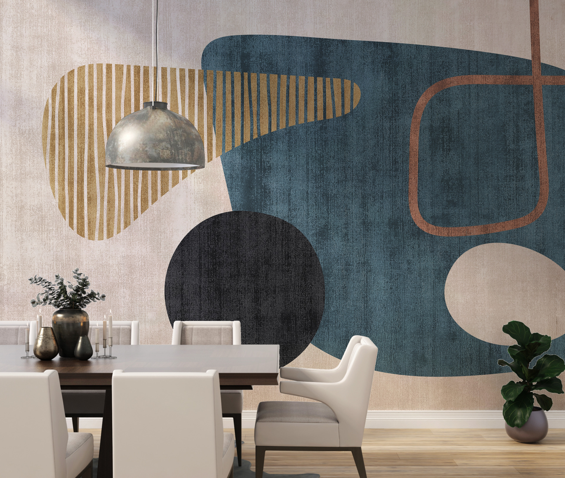 Mural Forme rotunjite