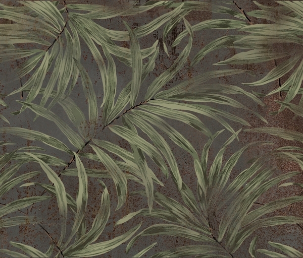 Mural verde de frunze de Dracaena