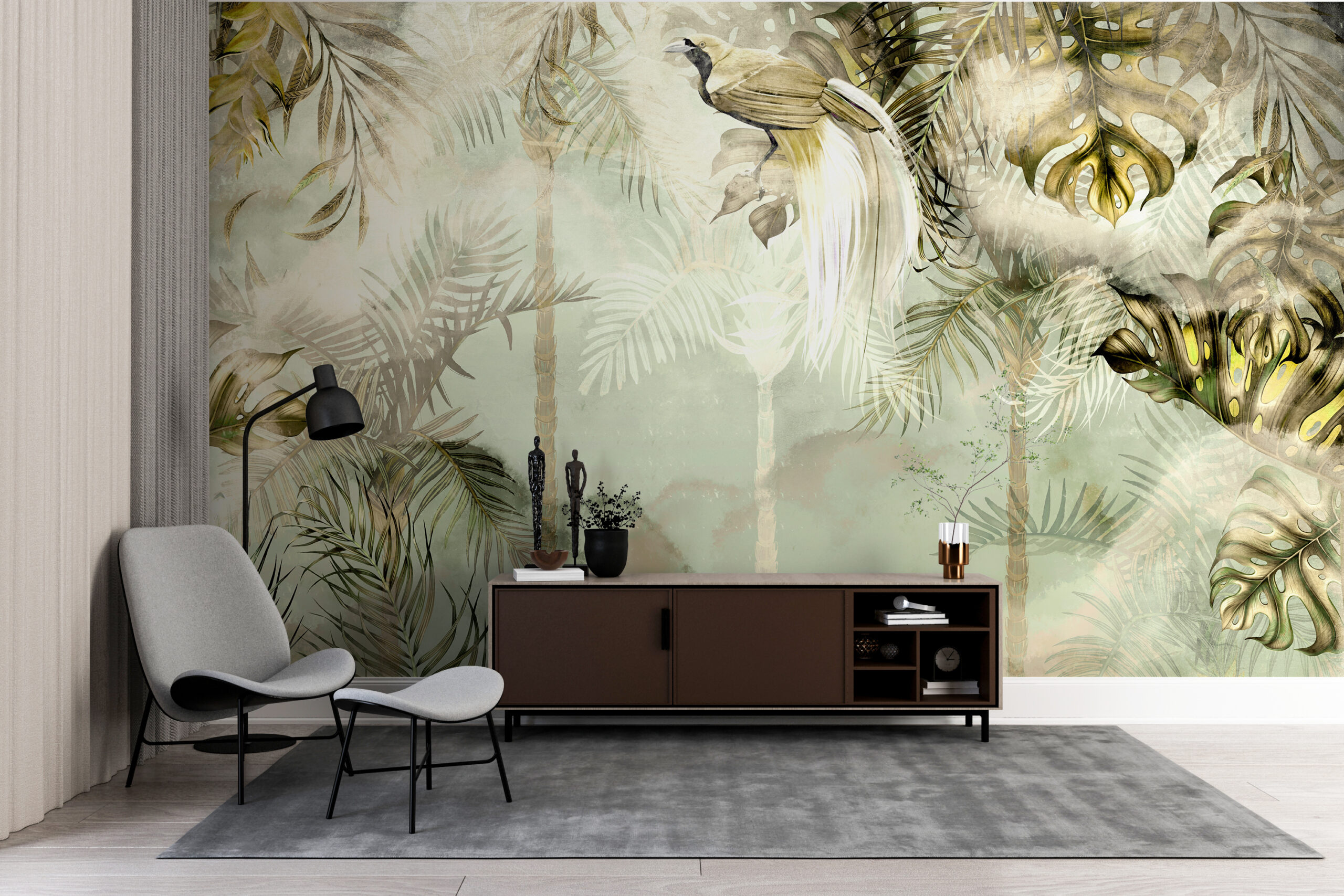 Foto tapet Golden Jungle