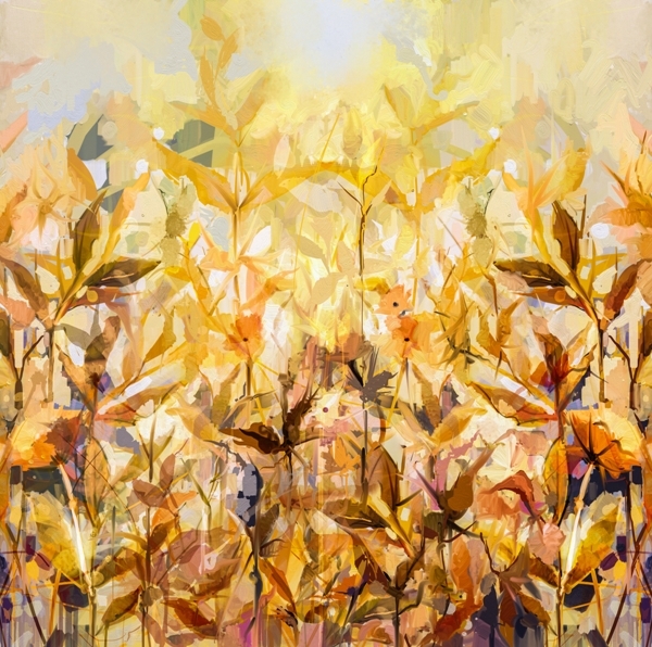 Foto tapet Golden Meadow