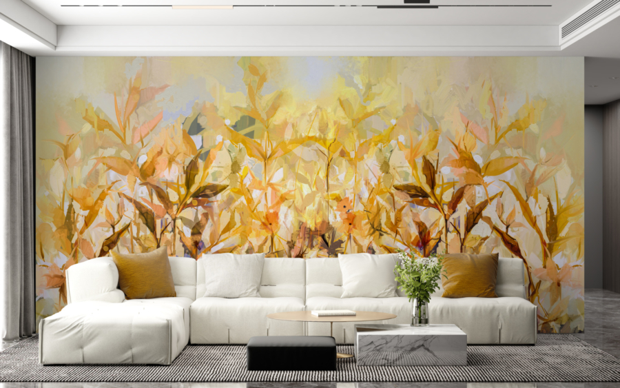 Foto tapet Golden Meadow