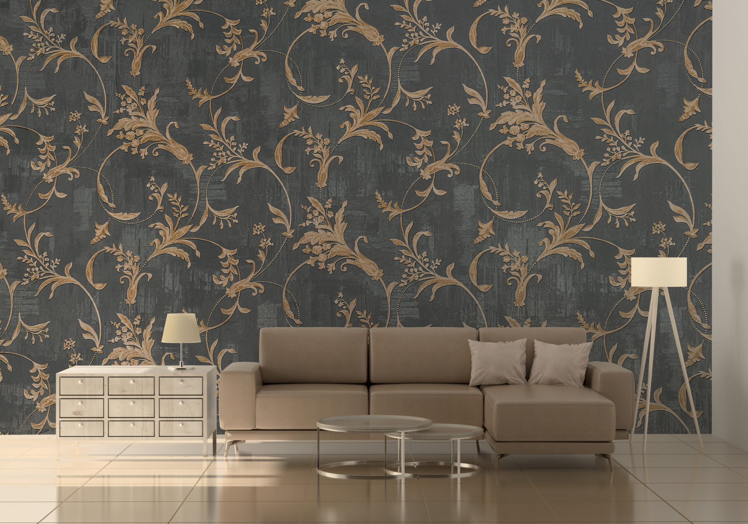 Tablou mural Motivul plantelor de aur