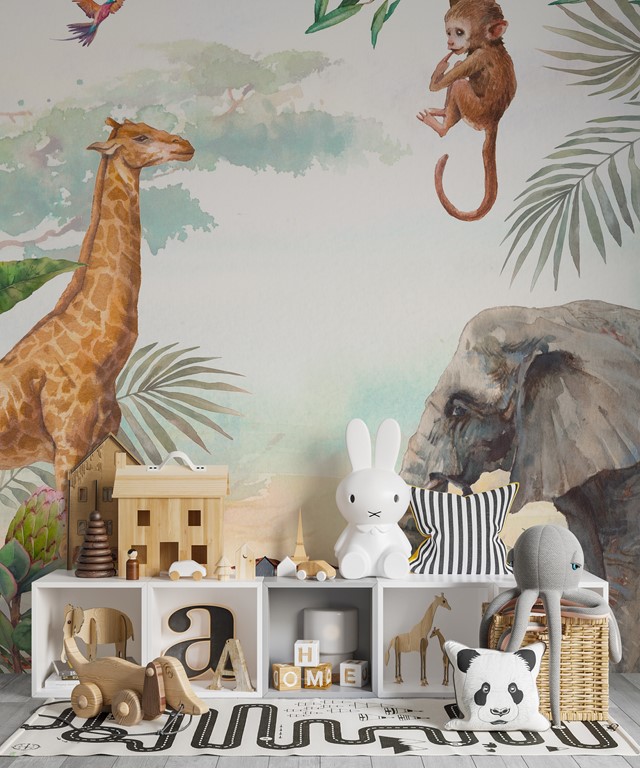 Mural animale africane