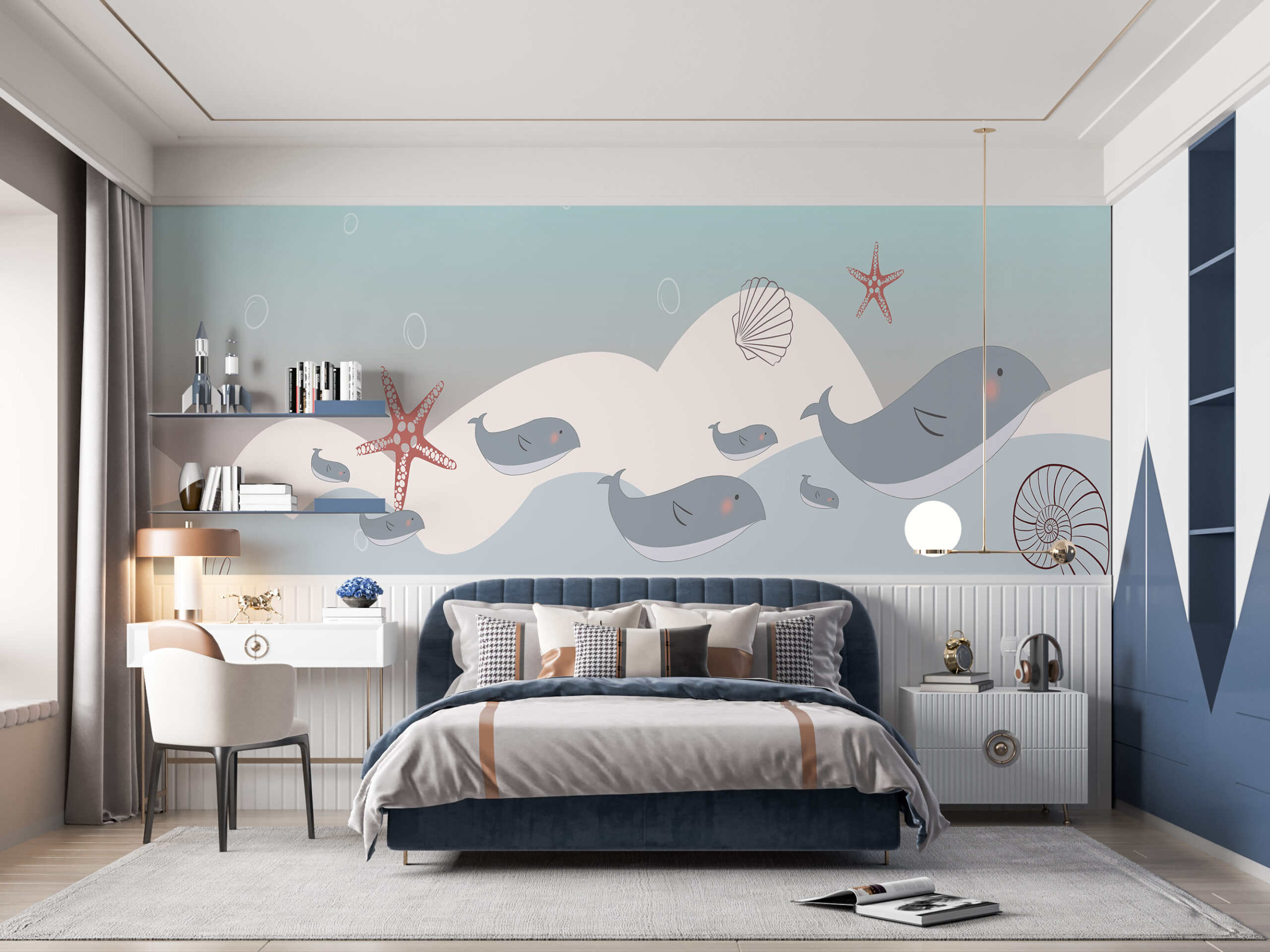Mural de animale oceanice